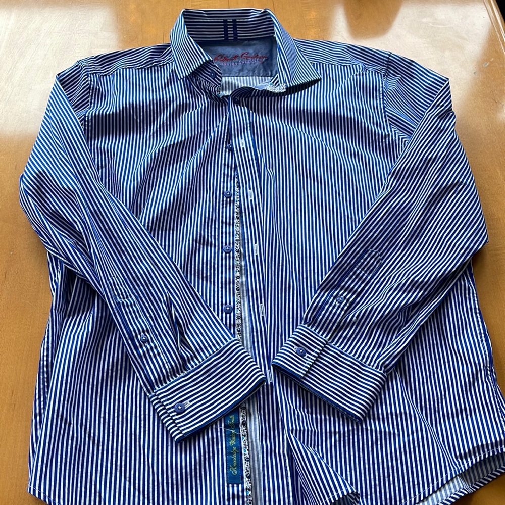 Robert Graham Striped Button Down